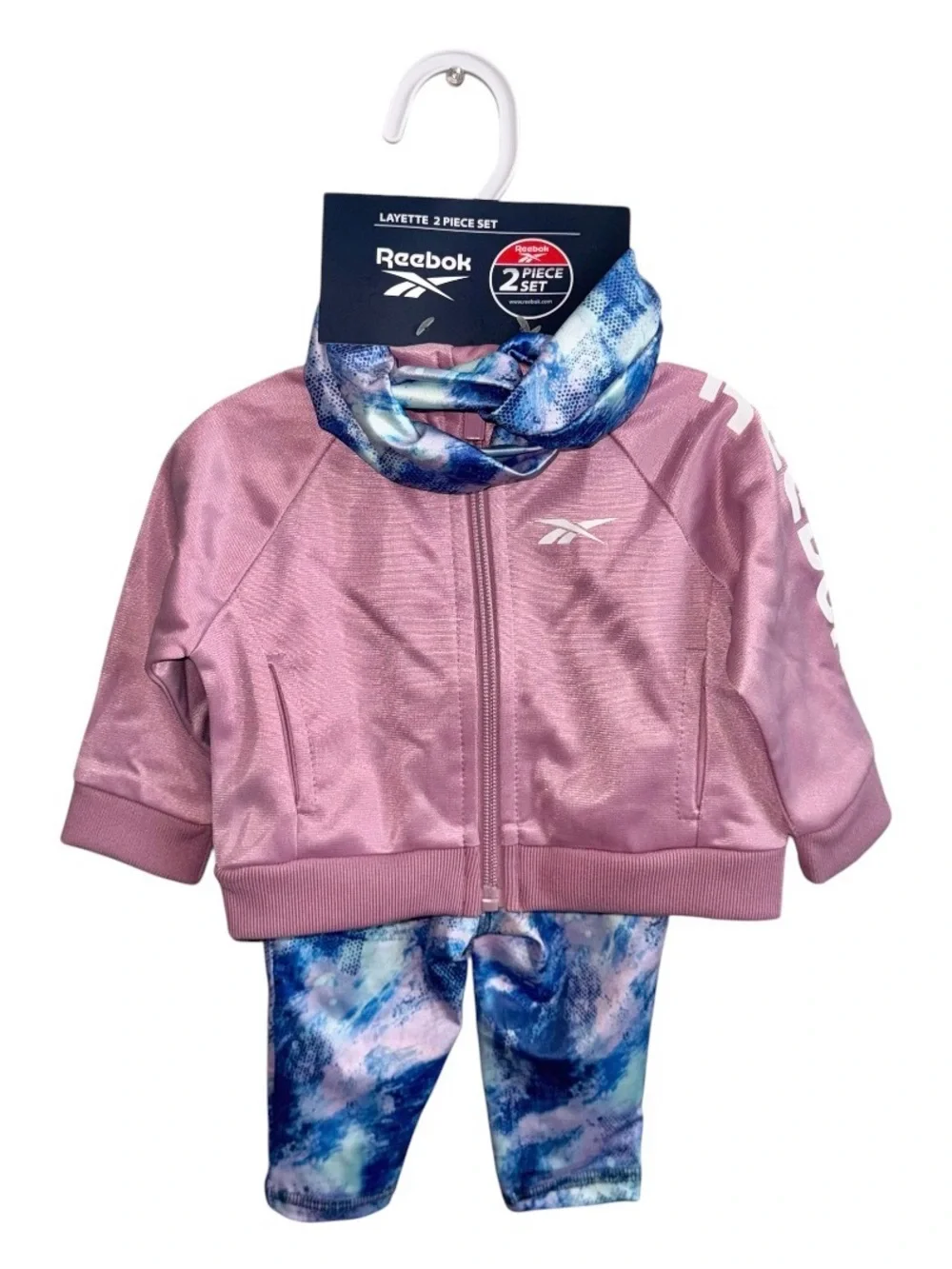 Reebok Layette 2-piece Tie-dye Tracksuit Infant 0-3 Months